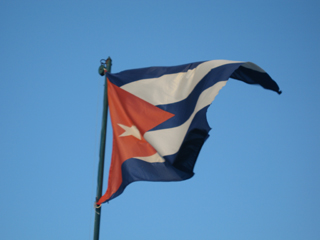 Photo of Cuban flag