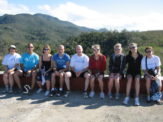 Photo of group on way to Topes de Collantes